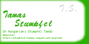 tamas stumpfel business card