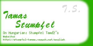 tamas stumpfel business card